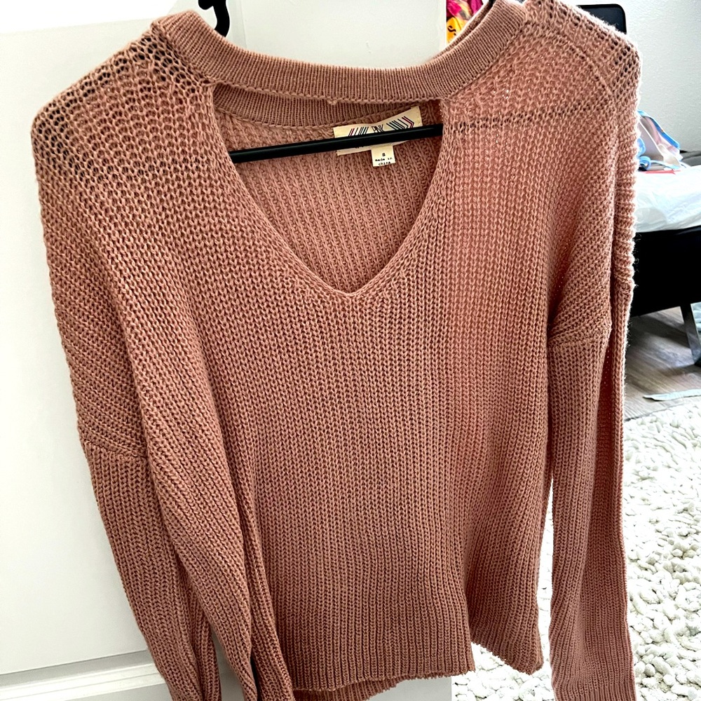 Pink Rose Sweater